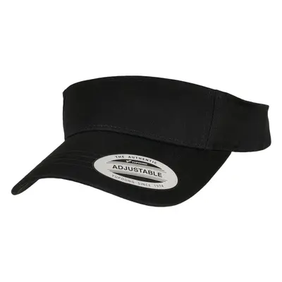 Curved visor cap black