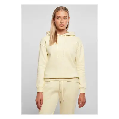 Women's organic hoodie soft yellow