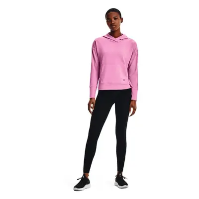 Women's sweatshirt Under Armour Rival Terry Taped Hoodie Planet Pink