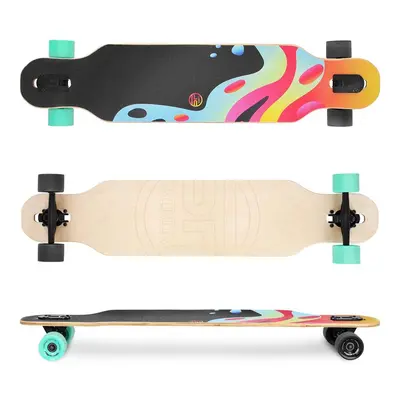 Spokey LONGBAY PRO Longboard x cm, ABEC7, colorful