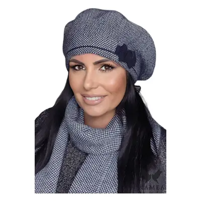 Kamea Woman's Beret K.21.053.12 Navy Blue