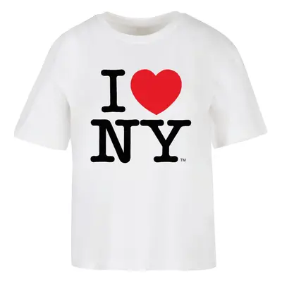 Women's T-shirt I Love NY white