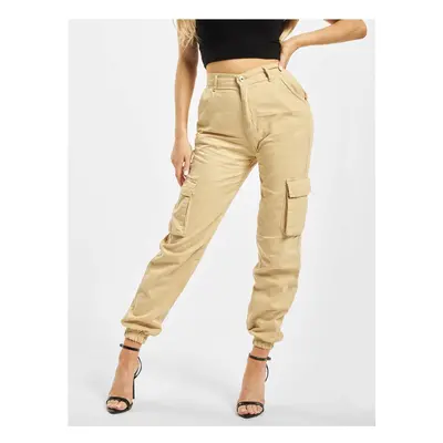 Women's trousers DEF Ruby - beige