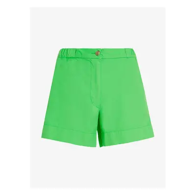 Light Green Womens Shorts Tommy Hilfigery Co Pull On Shor - Women