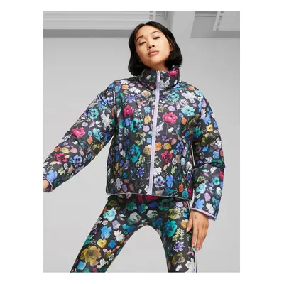 Purple-Black Women's Reversible Jacket Puma x Liberty - Women