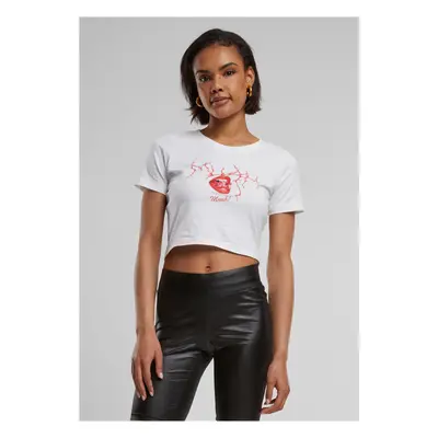 White Muah Cropped Tee T-Shirt