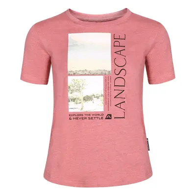 Women's cotton T-shirt ALPINE PRO GORENA dusty rose variant pa