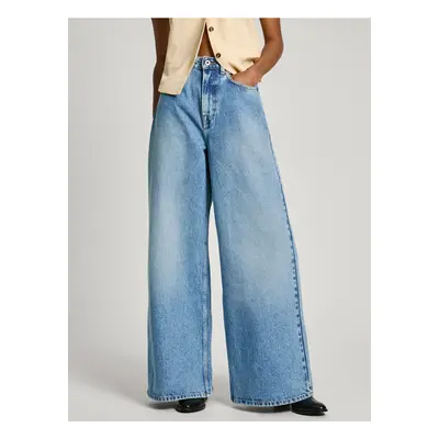 Light blue women's wide fit jeans Pepe Jeans - Women