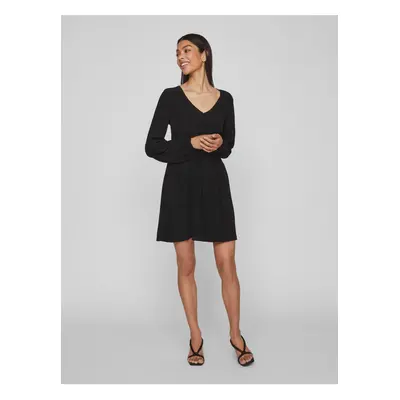 VILA Fini Black Dress - Ladies