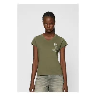 Ladies Only Love Olive Tee