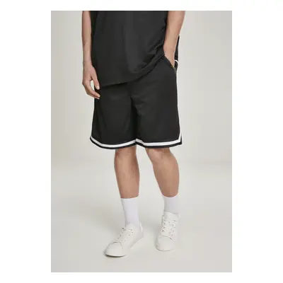 Premium Stripes Mesh Shorts Black