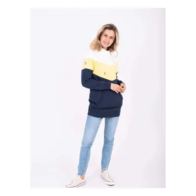 Yellow-Blue Womens Stretch Hoodie Brakeburn - Women