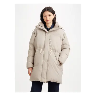 Levi&#39;s Beige Women&#39;s Winter Jacket Levi&#39;s® Bubble - Women