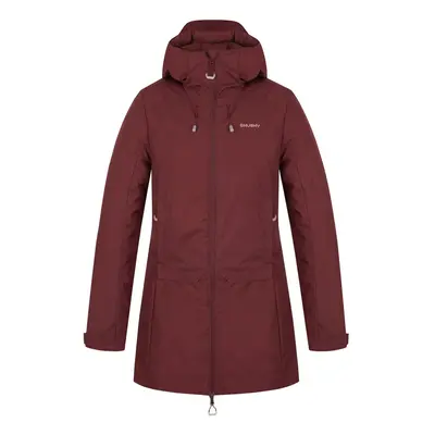 Women&#039;s stuffed hardshell jacket HUSKY Naveli dark burgundy