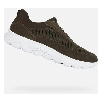 Khaki men's sneakers Geox Spherica - Men's