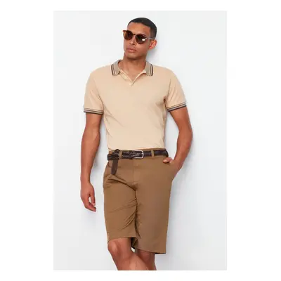 Trendyol Camel Regular Fit Summer Shorts