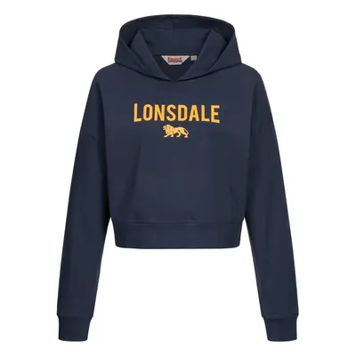 Lonsdale Women's hooded sweatshirt cropped oversized