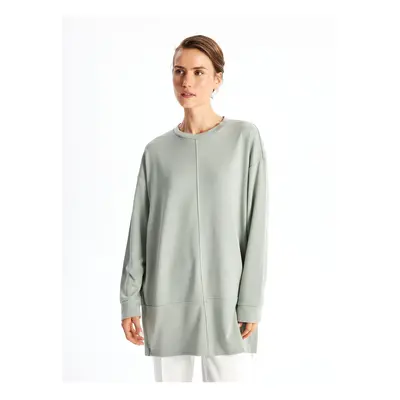 LC Waikiki Crew Neck Plain Long Sleeve Women's Tunic