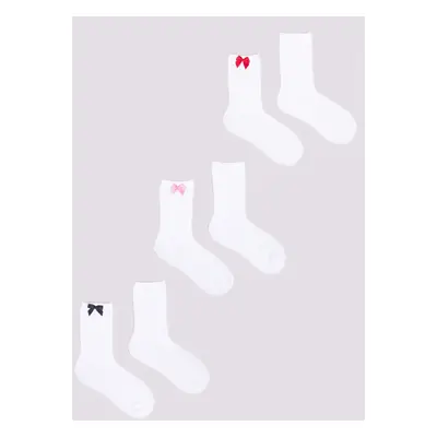 Yoclub Kids's 3Pack Girl's Knee-High Socks SKA-0098G-010B