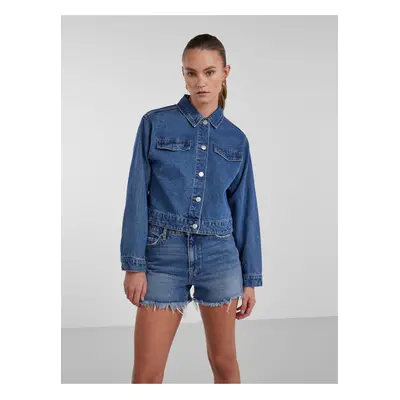 Blue Women's Denim Jacket Pieces Tessie - Women