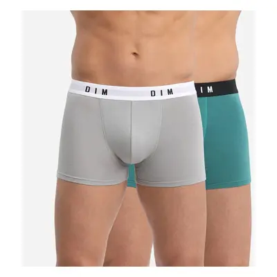 DIM BOXER ORIGINAL 2x - Men's boxer briefs pcs - green - gray