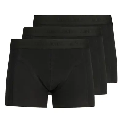 3PACK men's boxers Jack and Jones black