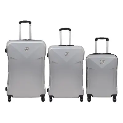 Semiline Unisex's 3-in-1 ABS Suitcases Set T5797-0