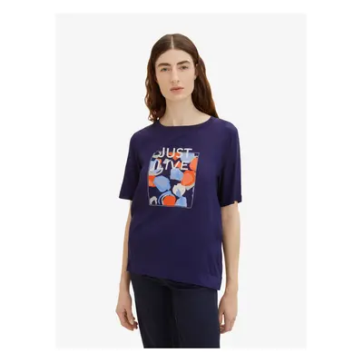 Dark blue women's T-shirt Tom Tailor - Women