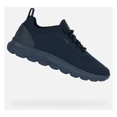 Dark Blue Men's Geox Spherica Sneakers - Men's