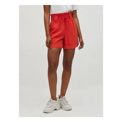 Orange Shorts VILA Ruby - Women