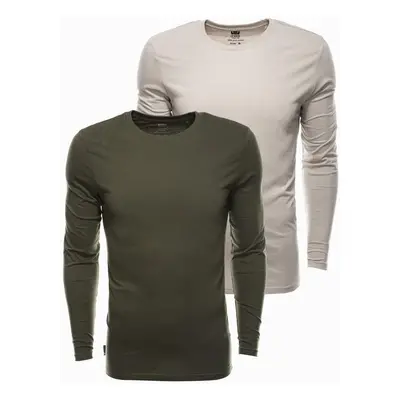 Ombre Men's plain longsleeve - mix