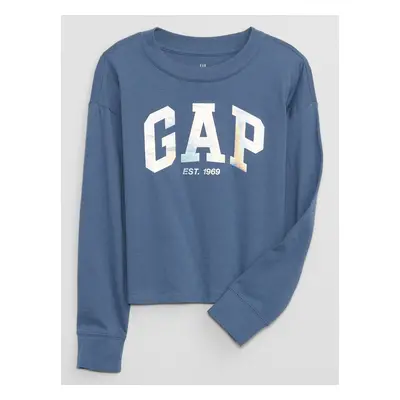 GAP Children's T-shirt with metallic logo - Girls