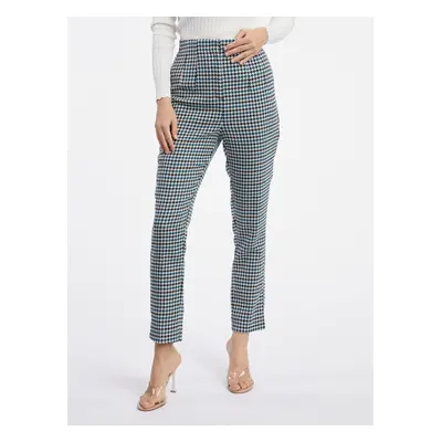 Orsay Black and Blue Ladies Patterned Pants - Women