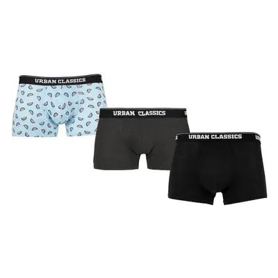 Men's 3-Pack Boxer Shorts Watermelon/Grey/Black