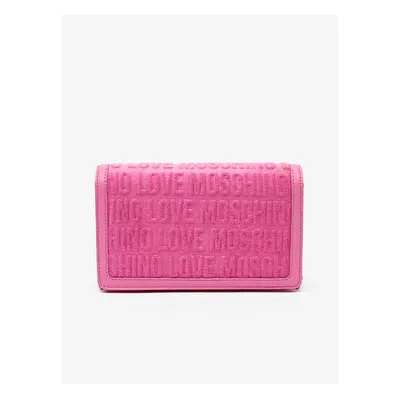 Pink Womens Crossbody Handbag Love Moschino - Women