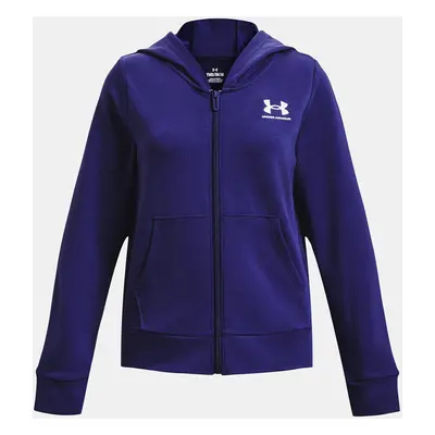 Under Armour Sweatshirt UA Rival Terry FZ Hoodie-BLU - Girls