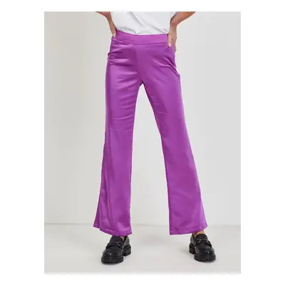 Purple Women's Satin Pants ONLY Paige - Women's