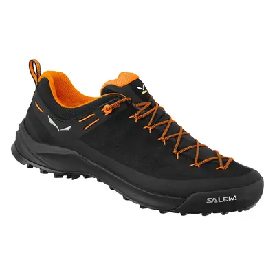 Men's outdoor shoes Salewa MS WILDFIRE LEATHER Black/Fluo Orange UK