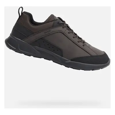 Brown men's sneakers Geox Sanzio - Men's