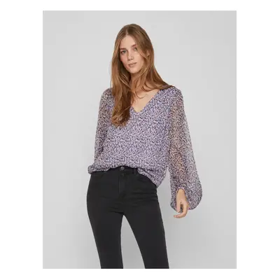 Light purple women's patterned blouse VILA Falia - Women