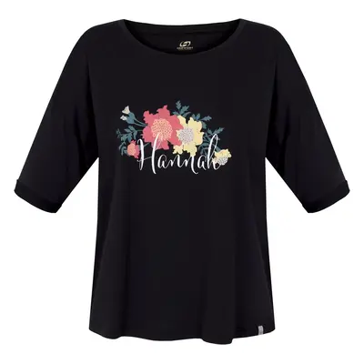 Women's T-shirt with Hannah CLEA anthracite print