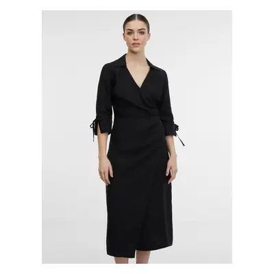 Orsay Black Women's Wrap Dress - Women's