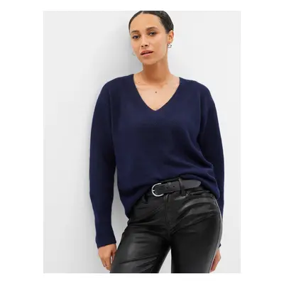 GAP Knitted sweater with V-neck - Women