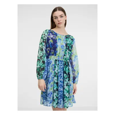 Orsay Blue Women's Floral Dress - Women's