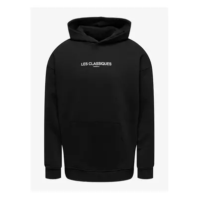 Black Mens Hoodie ONLY & SONS Les - Men