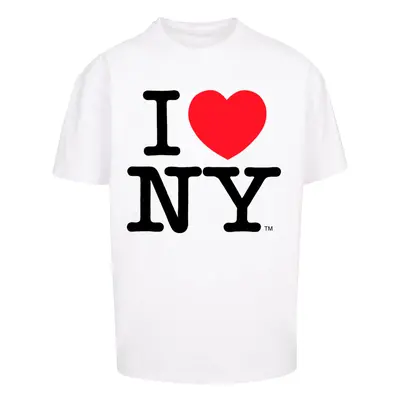 Men's T-shirt I Love NY Oversize white