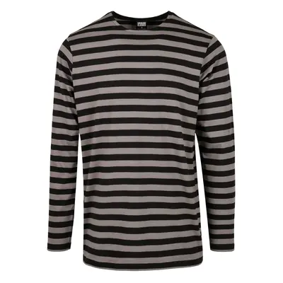 Regular Stripe LS Asphalt/Black