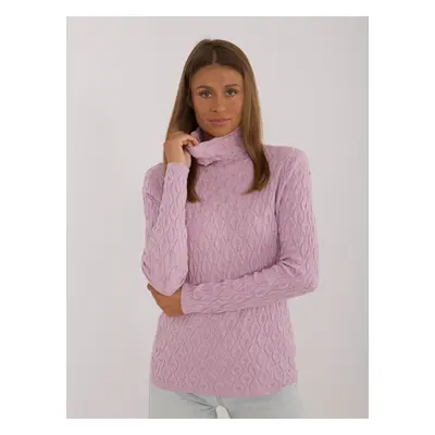 Light purple turtleneck