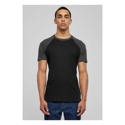 Raglan contrasting t-shirt blk/cha