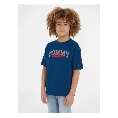 Dark blue boys T-shirt Tommy Hilfiger - Boys